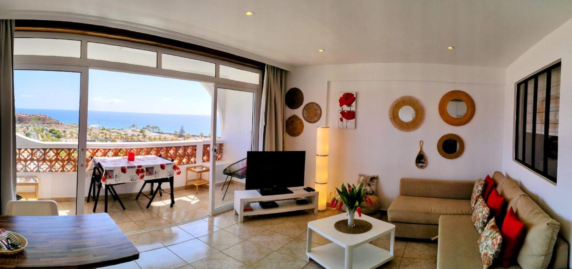 Palm-Mar Appartement Celeste 250M De L'Ocean Vue Mer Panoramique Экстерьер фото